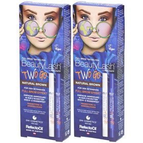 BeautyLash® Färbestift für Augenbrauen Naturbraun, 2er-Set