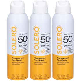 SOLERO Feuchtigkeitsspendendes Sonnenspray SPF50+