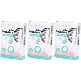 LIVSANE® Sicherheitswattestäbchen für Babys
