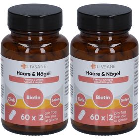 LIVSANE Cheveux & Ongles - avec zinc, biotine et sélénium