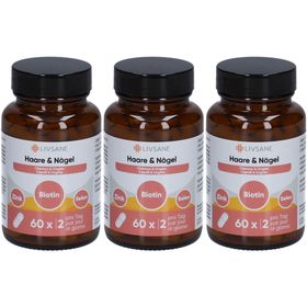 LIVSANE Cheveux & Ongles - avec zinc, biotine et sélénium