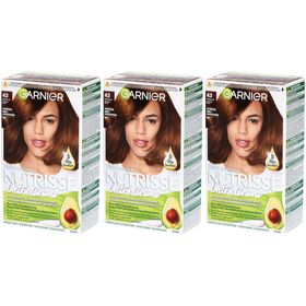 GARNIER NUTRISSE Crème Coloration permanente nutritive 43 Châtain doré