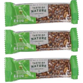 Taste Of Nature Barre de céréales bio à la pomme