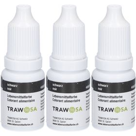 TRAWOSA Colorant alimentaire noir