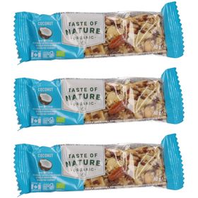 Taste of Nature Barre aux fruits et fruits à coques - Noix de coco bio
