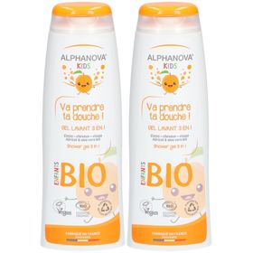 ALPHANOVA Kids 3-in-1 Duschgel Aprikose & Aloe Vera
