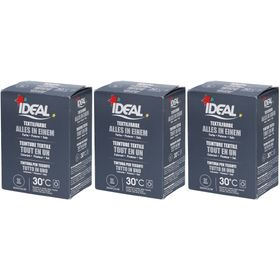 Ideal® Textilfarbe Grau Alles in Einem für Waschmaschinen