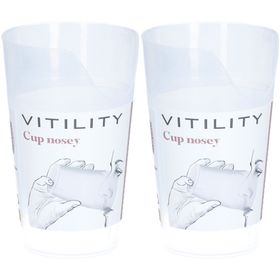 VITILITY Becher mit Nasenausschnitt