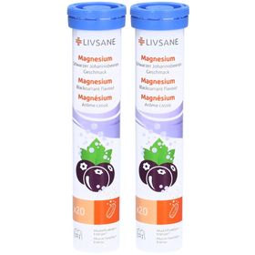 LIVSANE Magnesium - Aroma Schwarze Johannisbeere