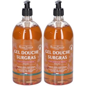 BeauTerra Gel Douche Surgras - Bois de Santal