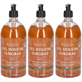 BeauTerra Gel Douche Surgras - Bois de Santal