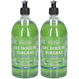 BEAUTERRA Gel Douche Surgras Parfum Verveine Citron