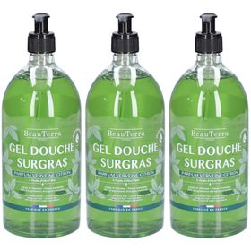 BEAUTERRA Gel Douche Surgras Parfum Verveine Citron
