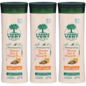 L'ARBRE VERT Ökologisches Shampoo für trockenes und strapaziertes Haar