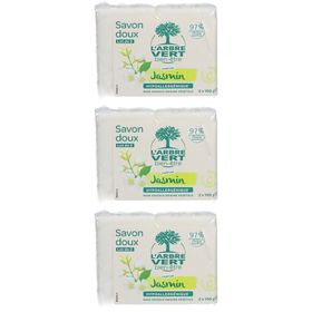 L'ARBRE VERT Savon écologique aux extraits de jasmin bio