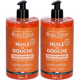 BEAUTERRA Huile de Douche Parfum Agrumes