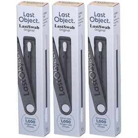 LastObject Coton-tige réutilisable noir avec étui