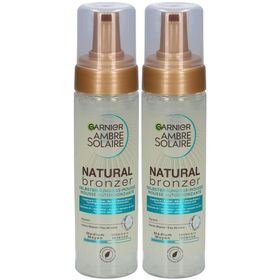 Garnier Mousse autobronzante, autobronzant traitant pour un bronzage naturel et sans taches