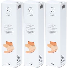 COULEUR CARAMEL Fond de teint Fluide Hydra Jeunesse Bio Beige rosé
