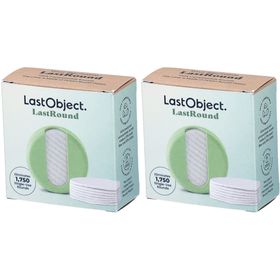 LastObject 7 Pads démaquillants réutilisables avec étui vert