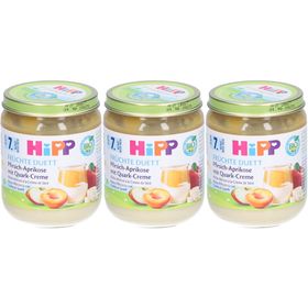 HIPP Gläschen Pfirsich-Aprikose mit Quarkcreme Nach 7 Monaten