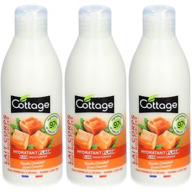 COTTAGE Lait pour le corps Hydratant Flash - Tendre Caramel