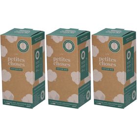 LES PETITES CHOSES Tampons en coton bio avec applicateur Super