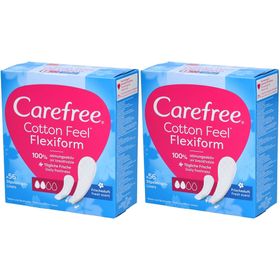 Protège-slips Carefree® Cotton Feel Flexiform au parfum frais