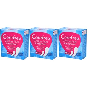 Carefree® Cotton Feel Flexiform Slipeinlagen mit Frischeduft