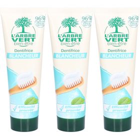L'ARBRE VERT Zahnpasta Blancheur x3