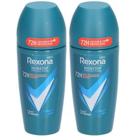 Rexona® Men Antitranspirant Déo Roll-on Nonstop Protection 72 H Cobalt Dry
