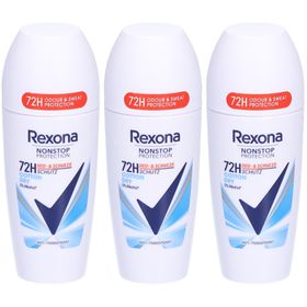 Rexona® Antitranspirant Déo Roll-on Nonstop Protection 72 H Coton sec