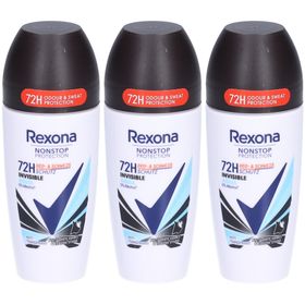 Rexona® Antitranspirant Deo Roll-on Nonstop Protection 72 H Invisible Aqua