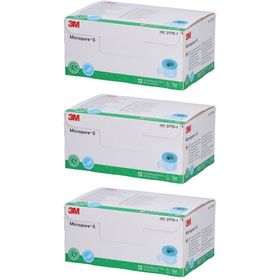 3M Micropore S Sparadrap chirurgisch 2,5 cm x 5 m