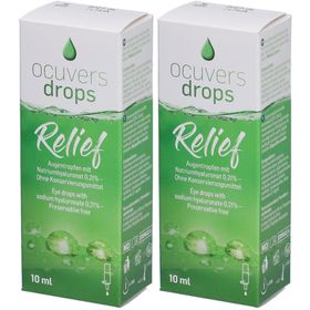 Ocuvers Drops Relief Augentropfen mit Hyaluron