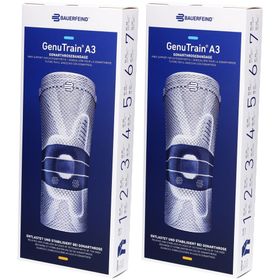 Bauerfeind GenuTrain® A3 Kniebandage Größe 3 Titan Links