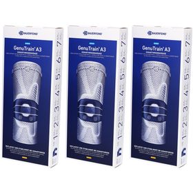 Bauerfeind GenuTrain® A3 Kniebandage Größe 3 Titan Links