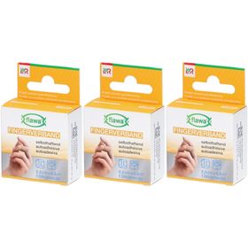 FLAWA Fingerverband selbsthaftende Fixierbinde für Finger 2,5 cm x 4,5 m