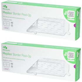MÖLNLYCKE Mepilex® Border Post-Op - Selbstfixierender, silikonisierter postoperativer Verband 10 x 25 cm