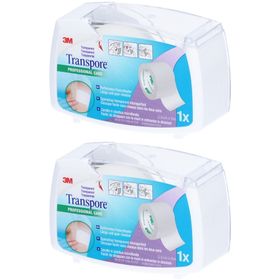 3M TRANSPORE Sparadrap transparent microperforé 2,5 cm x 5 m