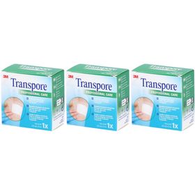 3M TRANSPORE™ Mikroperforiertes transparentes Heftpflaster 5 m x 25 mm