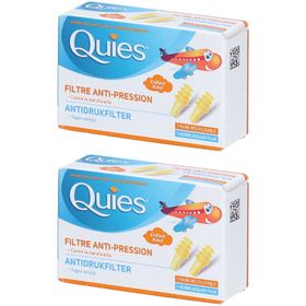 Quies Protection auditive Filtre anti-pression Earplane - Spécial avion Enfant