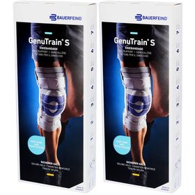 BAUERFEIND® GenuTrain® S Titanium Kniestütze Rechts Gr. 3