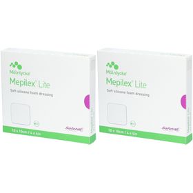 MÖLNLYCKE® Mepilex® Lite Hydrozelluläres silikonisiertes Pflaster 10 x 10 cm