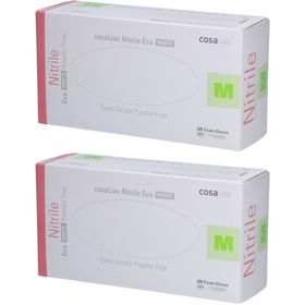 cosaLine - Untersuchungshandschuhe Nitril Eco Weiß M