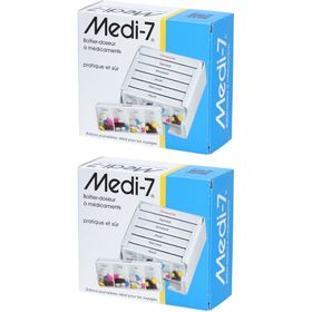 Sahag pilulier weiß 7 Tage 4 Felder pro Tag - französisch