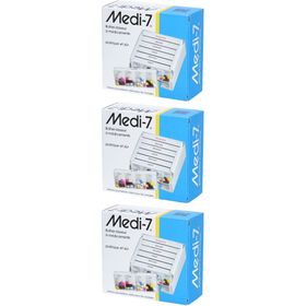 Sahag pilulier weiß 7 Tage 4 Felder pro Tag - französisch