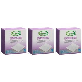 Flawa Solvaline N compresses stériles 10x10 cm, 25 pcs