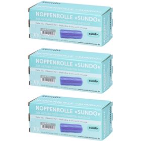 Sundo Massageroller mit Noppen blau 15 cm ø6cm