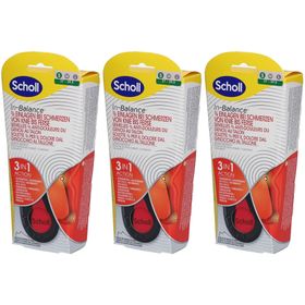 Scholl In-Balance Semelles orthopédiques douleurs genoux et talon 37-39,5